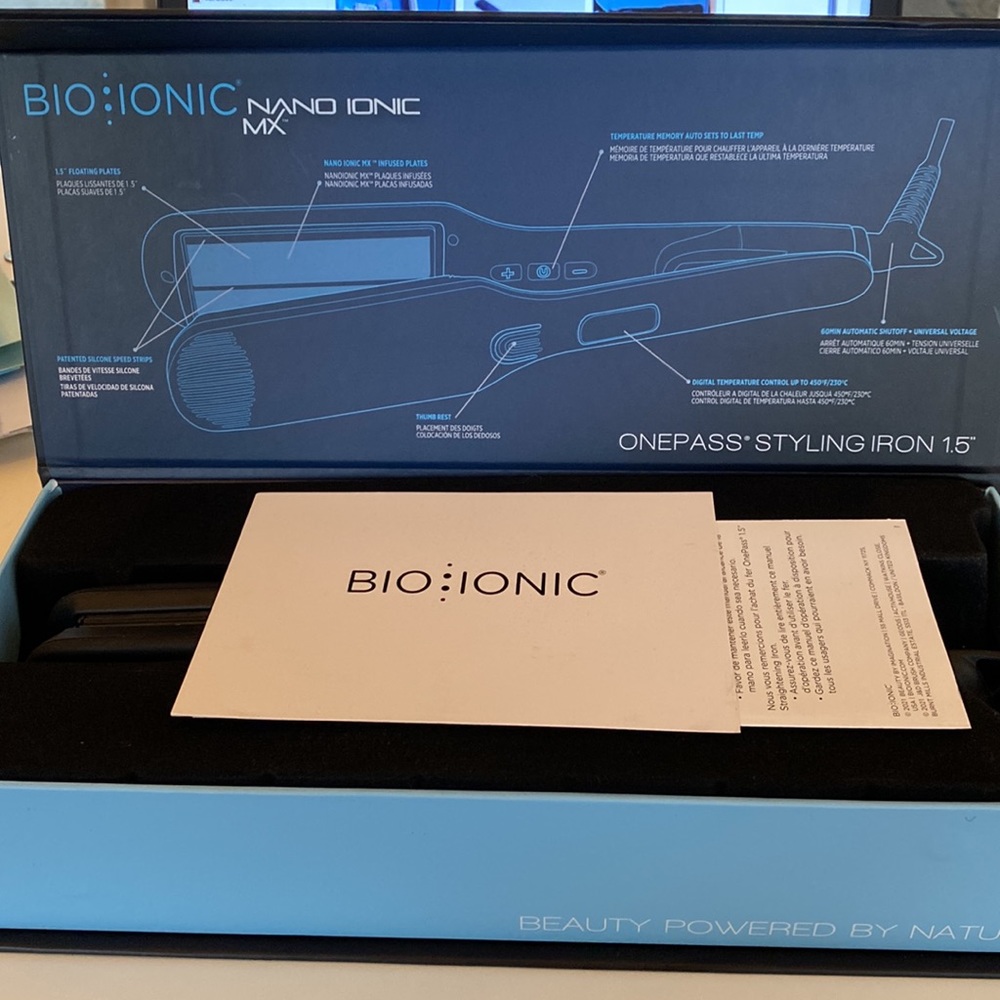 BIO IONIC One-pass Styling iron 1.5